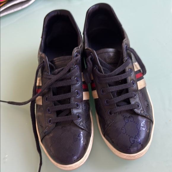 Gucci Dark Blue Athletic Shoes - Picture 2 of 9